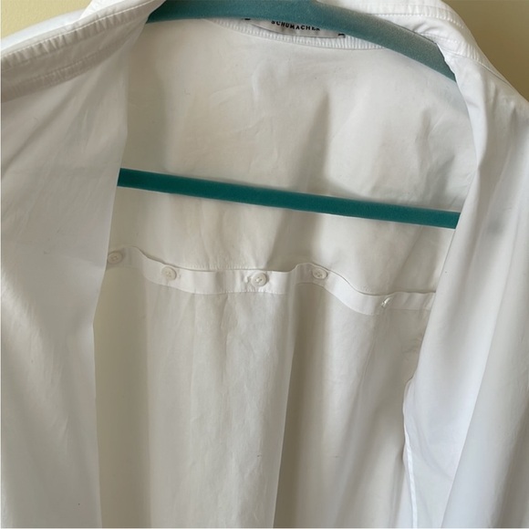 Dorothee Schumacher oversized white button down shirt blouse, size 2/ S - Picture 6 of 7